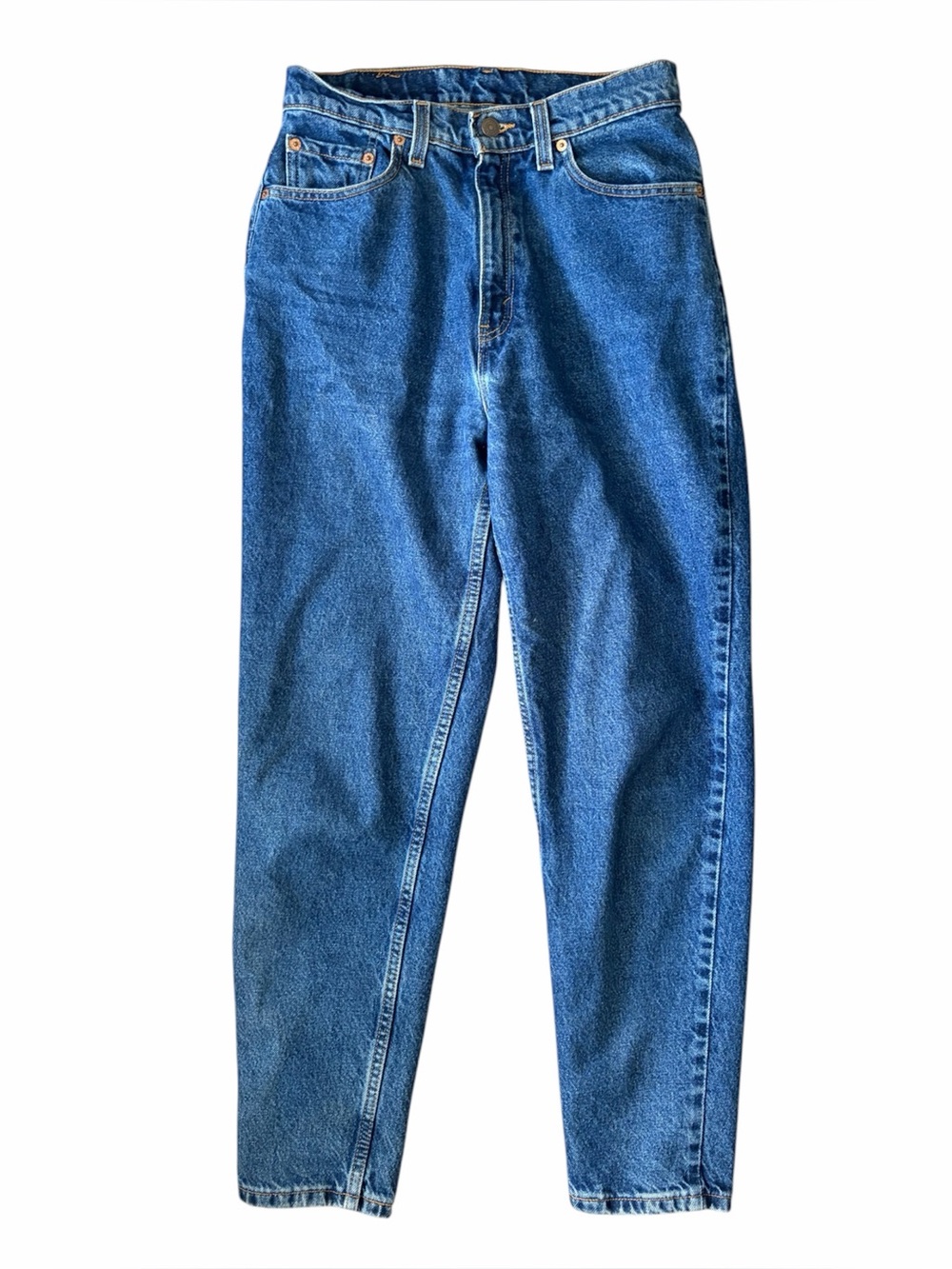 Vtg 90s Levi’s jeans blue denim high waist tapered leg
